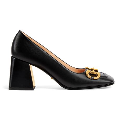 gucci leather horsebit pump|gucci pumps sale online.